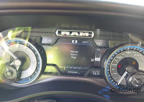 2019 Ram 1500 Limited 4X2 5'7 Box z USA, uszkodzony, nr VIN 1C6RREHT9KN582489